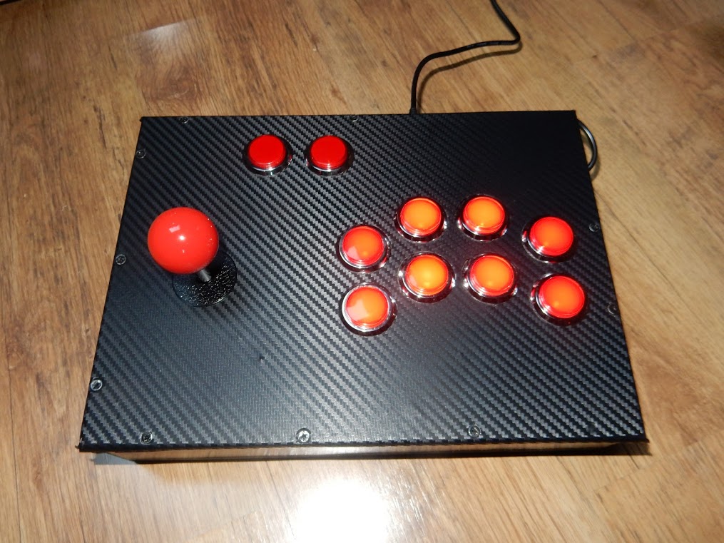 The finished Arcade Controller